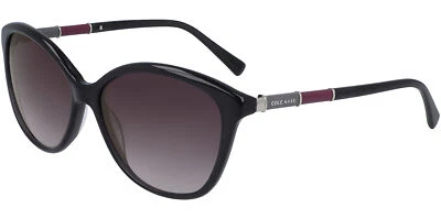 Gafas de sol para mujer Cole Haan gris cristal envueltas en cuero ojo de gato - CH7071 014 Foto 1 de 2