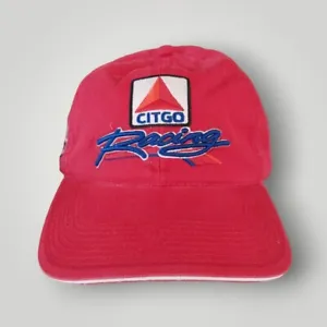 Vintage Jeff Burton #99 Citgo Racing Adjustable Hat Red NASCAR - Picture 1 of 6