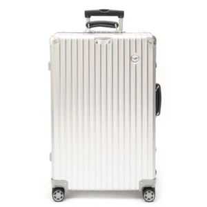Rimowa Lufthansa Classic Check-in M Silver 4-wheels Carry Case Suitcase New - Picture 1 of 3