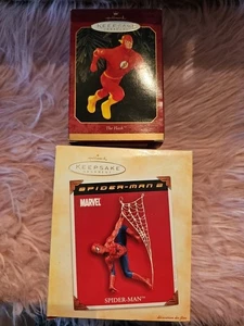 Hallmark Keepsake adorno de Navidad 2004 Marvel Spider-Man 2 The Flash 1998 - Imagen 1 de 14