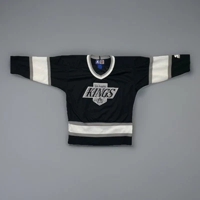 Camiseta de hóquei Los Angeles Kings vintage Starter Youth S/M preta NHL OG KINGS - Imagem 1 de 4