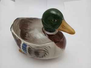 Vintage Ceramica Mallard Duck OTAGIRI Servizio Piatto Biscottiera Giappone - Foto 1 di 2