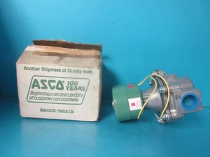NEW WITH BOX ASCO RED-HAT SOLENOID VALVE 8042C45 FUEL GAS 20 PSI 59.5W 1" PIPE - Picture 1 of 19