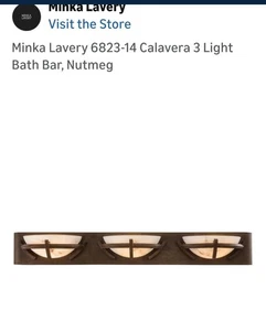 MINKA LAVERY 6823-14 3 Light Calavera Nutmeg. - Picture 1 of 5