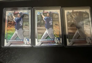 2025 Bowman Chrome Ching- Hsien Ko 1st Bowman Lot (3) - Picture 1 of 1