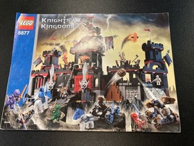 LEGO 8877 Knights Kingdom Vladek's Dark Fortress Manual Only No Bricks Or Parts