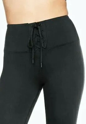 PINK VICTORIA'S SECRET ULTIMATE HIGH WAIST LACE UP LEGGING SIZE SMALL NWOT - Image 1 of 4