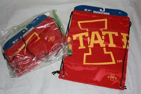 Iowa State Cyclones ISU Drawstring Backpack Incline Bag Forever Collectibles Cover