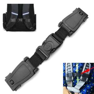 1x Baby Safety Car Seat Strap Child Toddler Chest Harness Clip Safe Buckle Black