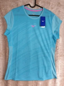 Mizuno Drylite Aero Tee women's running jogging breathable mesh T shirt XL - Picture 1 of 11
