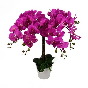 Pantalla central artificial grande de orquídea - Imagen 1 de 4