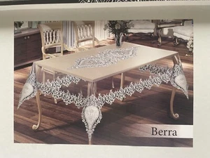 New Maison Royale PROTECTIVE CLEAR TABLE COVER Berra Made in Turkey - Picture 1 of 5