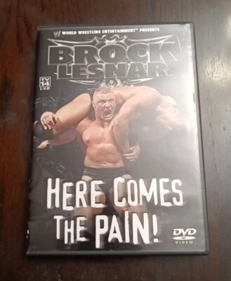 WWE Brock Lesnar Here Comes The Pain (2003, DVD) Undertaker, Rock Used Fast Ship - Image 1 of 4