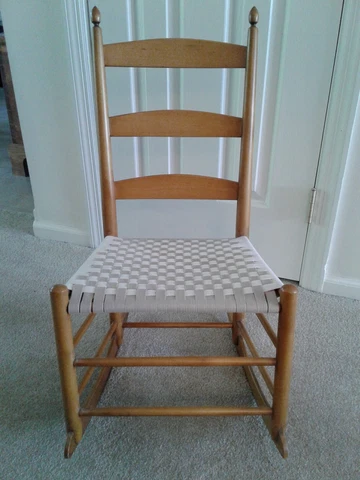 Shaker Childs Rocking Chair made in Shaker Shoppe, Lititz, Lancaster County, Pa Cover