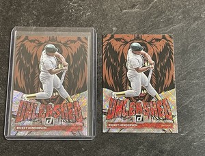 RICKY HENDERSON 2022 DONRUSS UNLEASHED DIAMOND AND RAPTURE 