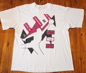 Vintage Air Jordan Tee 2XL Cardinal Jordan 7 MVP 1992 Chicago Bulls Rare - Picture 1 of 6