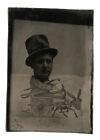 Portrait de carnaval découpé années 1870 Tintype Cassius Marcellus Coolidge
