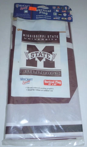 Wincraft Sports Mississippi State Bulldogs 27"x37" Vertical Team Flag Decor NCAA Cover