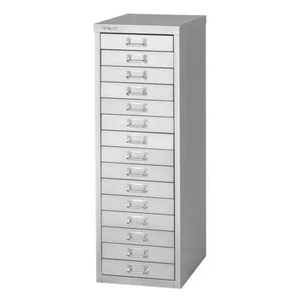 15 Drawer Maxi Tall Filing Cabinet Silver - QUALITY DURABLE STEEL METAL  - Picture 1 of 3