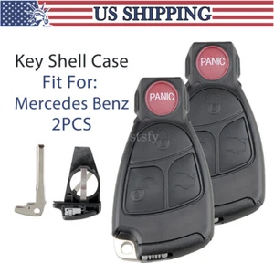 Funda protectora de 2 llaveros IYZ-3312 para Mercedes Benz W168 W202 W203 W208 W210 W211 - Imagen 1 de 8
