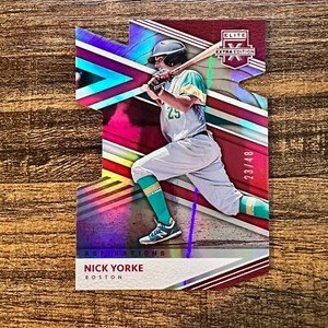 2020 Elite Extra Edition Nick Yorke Aspirations Die Cut #23/48 Boston Red Sox