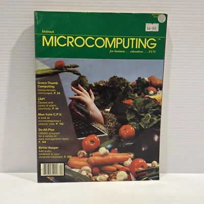 Kilobaud Microcomputing Magazine Green Thumb Computing April 1980 111314R - Image 1 of 4