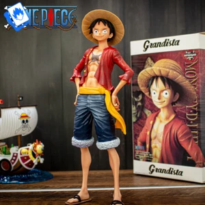 Action Figure One Piece Rufy Monkey D. Paglia 28cm STATUA DA COLLEZIONE Anime - Picture 1 of 7