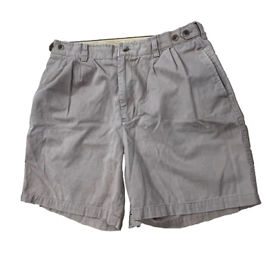 Pantalones Cortos Plisados CLAYBROOKE OUTDOOR Hombre 34 Vintage Marrón 100% Algodón Retro (32) Foto 1 de 4