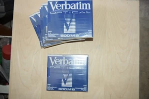 1 Stück MO-Discs 5.25" 600MB Verbatim original verschweisst magneto-opticle - Afbeelding 1 van 2