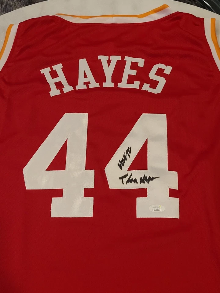 Футболка с автографом/подписью Элвина Хейза наклейка JSA Houston Rockets - Изображение 1 из 4