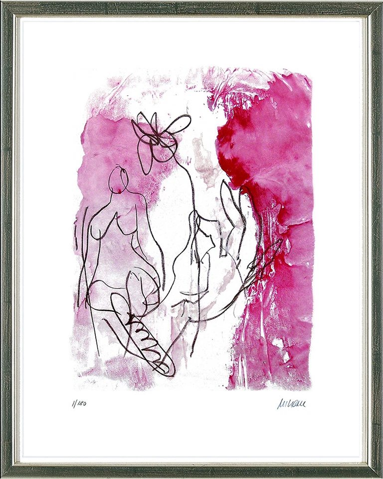 Armin Mueller-Stahl (geb. 1930), Ich schenk Dir eine Blume, 2020 - Bild 1 von 2