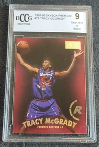 Tracy McGrady RC Rookie 1997-98 Skybox Premium #79 BCCG 9 NBA HOF - Picture 1 of 2