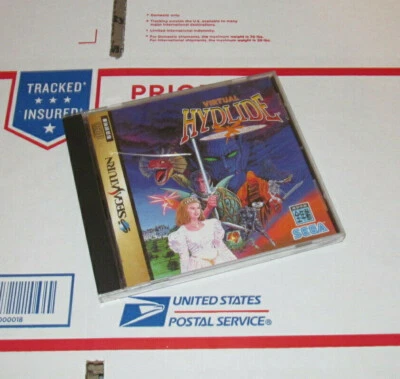 Virtual Hydlide (Sega Saturn, 1995) Japanese IMPORT Complete CIB Game Nice - Image 1 of 4