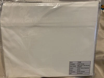 Threshold, Solid sheet set, Color: white, Size: Twin/xlt - Image 1 of 2