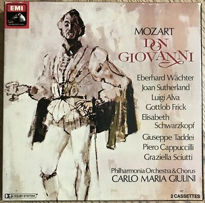 MOZART Don Giovanni 2 Cassette Box Set CARLO MARIA GIULINI - Image 1 of 3