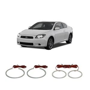 Bright White LED Headlight Halo Ring Kit for Scion TC 08-10 - Picture 1 of 6