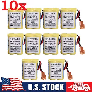 US STOCK!10PCS BR-AGCF2W PLC Fanuc System Battery A98L-0031-0011 with Brown Plug - Picture 1 of 6