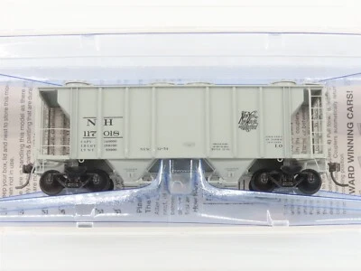 HO Scale Kadee 8627 NH New Haven Covered 2-Bay Hopper Car #117018 Sealed - Image 1 of 4