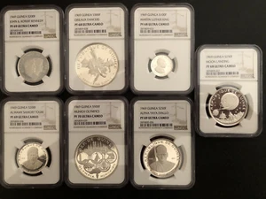 Guinea 1969 Coin Set Silver NGC Proof - Picture 1 of 2