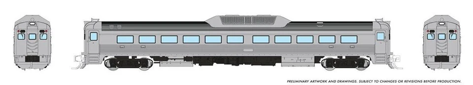 Rapido N Budd RDC-1 Unlettered DCC/SND LED 516595 - Image 1 of 1