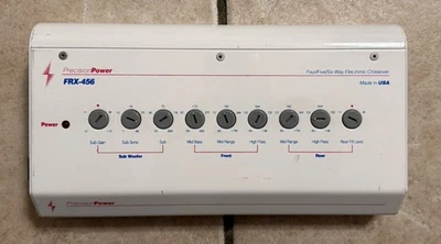 Rare Precision Power Car Audio Crossover FRX-456 White Series Tested - Image 1 of 4