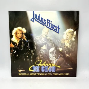 Judas Priest Johnny B Goode Rock You All Around The World Live 12" Vinyl VGC - Picture 1 of 3