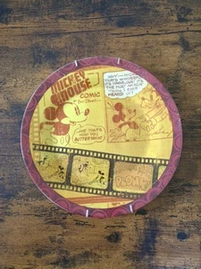 Mickey Mouse Comic Strip Surprise Mickey Mouse Dinner Plate 10 1/2 Inch - Picture 1 of 3