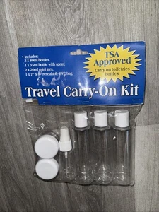 TSA Approved Carry-on Toiletries Bottle Kit-Brand New - Picture 1 of 2