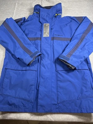 Henri Lloyd TP1 Sailing Jacket Large Mens Hard Shell Waterproof Hood Yellow - Image 1 of 4