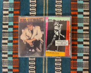 Rod Stewart - S/T & Absolutely...(Cass, Album) WEA CAN Like New Used NM Cond - Picture 1 of 2