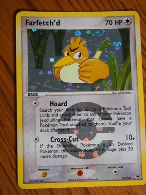 2004 Pokemon Ex Fire Red Leaf Green Farfetch'd foil card, mint condition - Image 1 of 4