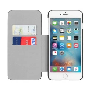 NEW Incipio - iPhone 6 PLUS, 6s PLUS-Wallet Folio Credit Card, Rigid Cover-Black - Picture 1 of 5