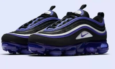 Nike Air Vapormax '97 GS SZ 3.5Y Black Persian Violet White BV1153-001 New - Image 1 of 4