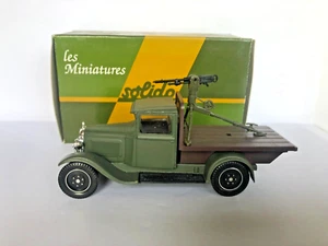 Militare Solido N°83 Auto Citroen C4F Mitragliatrice 1/43 In Scatola Di Cartone - Foto 1 di 5
